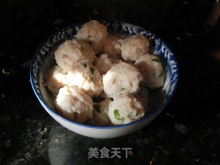 碧绿鱼丸的做法步骤：7