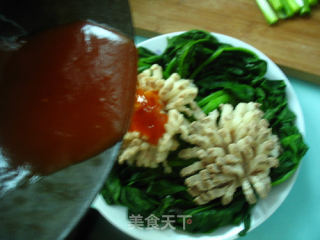 【飞禽走兽篇】丑小鸭变白天鹅的过程【菊花肉】的做法步骤：9