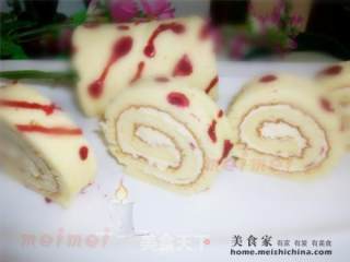 蛋糕体上搞搞新花样@@芝士奶油蛋糕卷的做法步骤：20