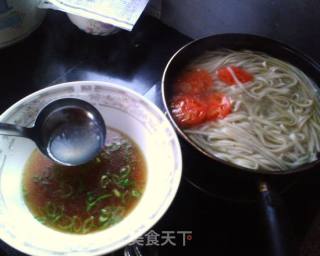 阳春面的做法步骤：7