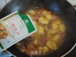 【飞禽走兽】咖哩烧牛肉土豆的做法步骤：8