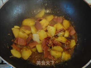 【飞禽走兽】咖哩烧牛肉土豆的做法步骤：9