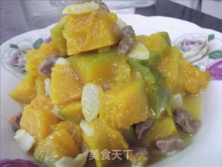 【飞禽走兽篇】金粉南瓜的做法步骤：1