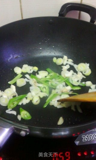 雪菜爆肚丝的做法步骤：9