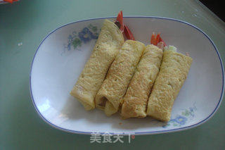 【飞禽走兽篇】美味沙拉蛋卷的做法步骤：5