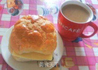 自制芝士菠萝油的做法步骤：6