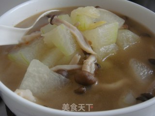 美味营养－－蟹味菇炖冬瓜的做法步骤：5