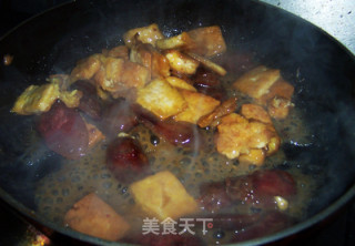 腊肠炒豆腐的做法步骤：10