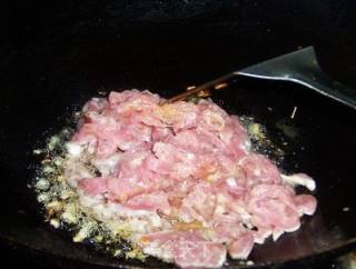 肉丝蒜苗的做法步骤：4
