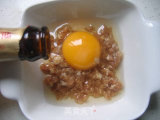【飞禽走兽篇】肉饼子蒸蛋的做法步骤：3