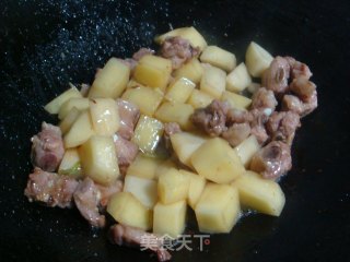 【飞禽走兽】土豆烧排骨的做法步骤：9