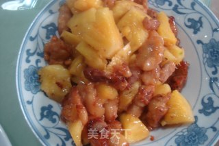 【飞禽走兽篇】菠萝肉丁的做法步骤：7