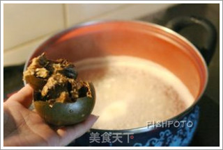 罗汉果燕麦瘦肉粥的做法步骤：5