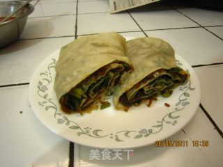 菠菜卷的做法步骤：16