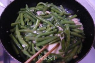 蛤干烧刀豆的做法步骤：4