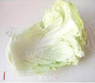 大白菜炖豆腐的做法步骤：1