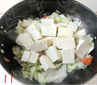 大白菜炖豆腐的做法步骤：11