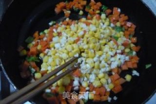 青椒玉米粒的做法步骤：7