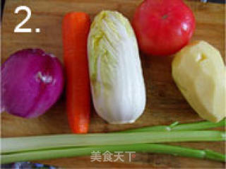 西式牛尾汤的做法步骤：2