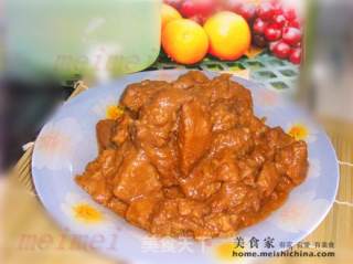 家常菜肴@@芋头烧排骨的做法步骤：12