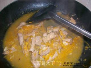 家常菜肴@@小时候的味道~~南瓜炒肉片的做法步骤：9