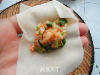 懒人版---馄饨皮烧卖的做法步骤：5