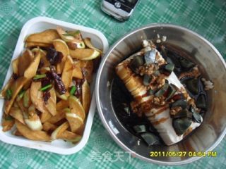 家常菜——炒茭白的做法步骤：6
