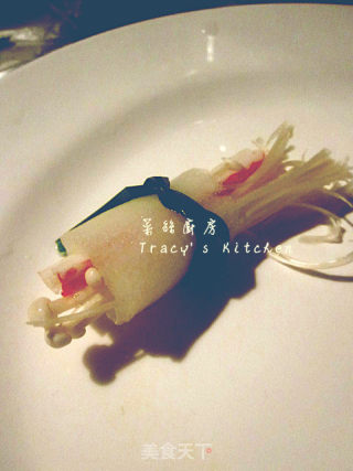水晶蟹柳金针卷的做法步骤：2