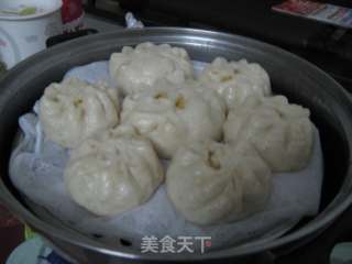 绿豆沙包子的做法步骤：4