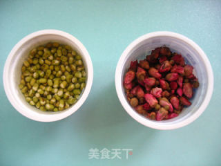 【端午·粽子】大个粽子包法---绿豆玫瑰粽的做法步骤：3