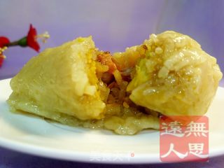 经典咸味粽——蛋黄肉粽的做法步骤：7
