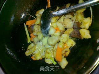东北地三鲜（土豆，茄子，辣椒）的做法步骤：9