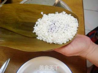 端午粽飘香——水晶紫薯糯米粽的做法步骤：9