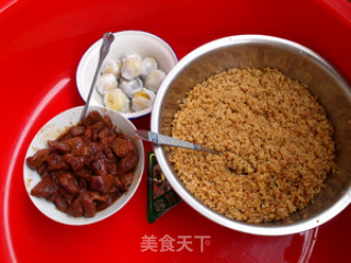 娘惹风味蛋黄鲜肉粽的做法步骤：5