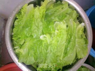 蒜蓉炒生菜的做法步骤：1