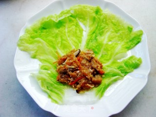 翡翠鲜肉卷的做法步骤：6