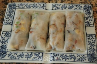 肉粽巧变水晶糯米包的做法步骤：13