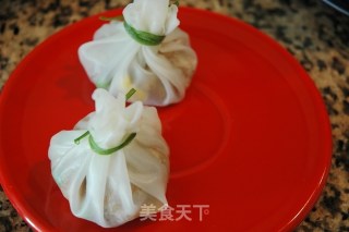 肉粽巧变水晶糯米包的做法步骤：14