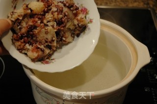 红豆粽巧变健康糯米粥的做法步骤：5