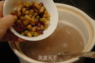 红豆粽巧变健康糯米粥的做法步骤：7