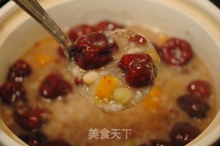 红豆粽巧变健康糯米粥的做法步骤：10