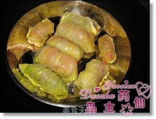 素味平生——甘玉翡翠卷的做法步骤：9