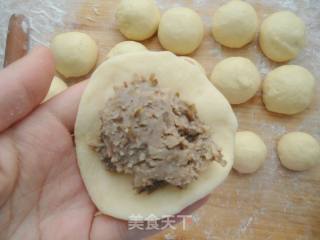 绿豆沙小排包的做法步骤：7