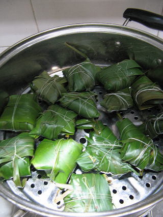 【端午. 粽子篇】芸豆花生大枣粽的做法步骤：12