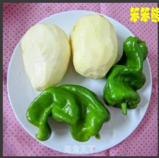 土豆丝烧蛋饺的做法步骤：1