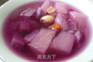 紫薯炖梨的做法步骤：5