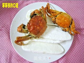 蟹肉年糕条的做法步骤：1