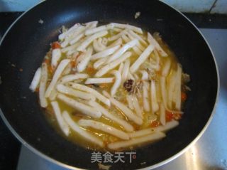 蟹肉年糕条的做法步骤：6