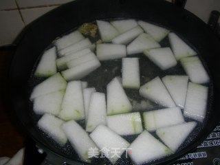 夜香花冬瓜瘦肉汤的做法步骤：4