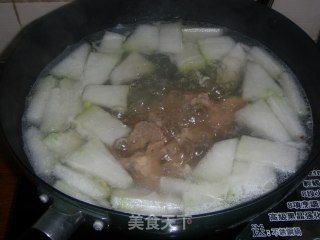 夜香花冬瓜瘦肉汤的做法步骤：5